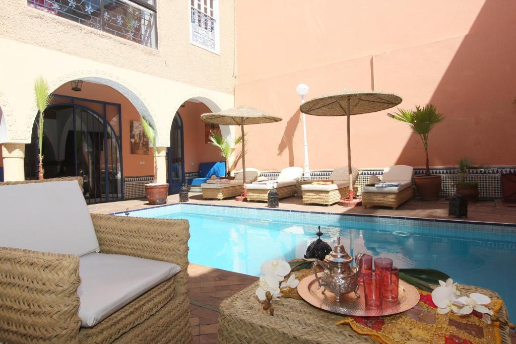 La Villa Bleue Marrakesh Kamer foto